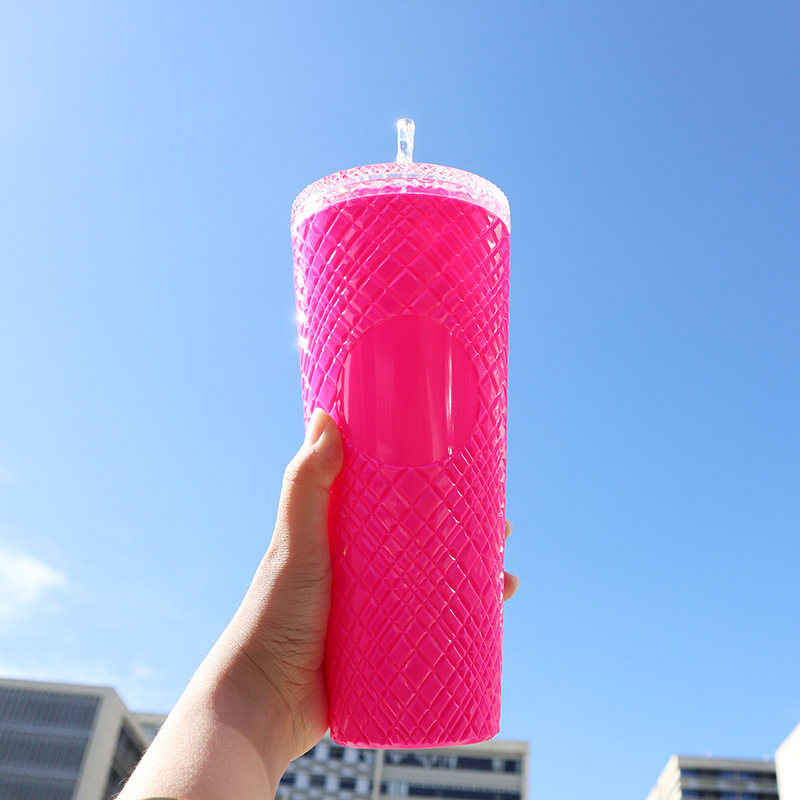 Naujas, karštai parduodamas, madingas, rotango šiaudinis puodelis, 710 ml, didelės talpos, daugiaspalvis, vidaus geriamasis puodelis, pasirenkamas tiesioginiam tiekimui iš gamyklos.