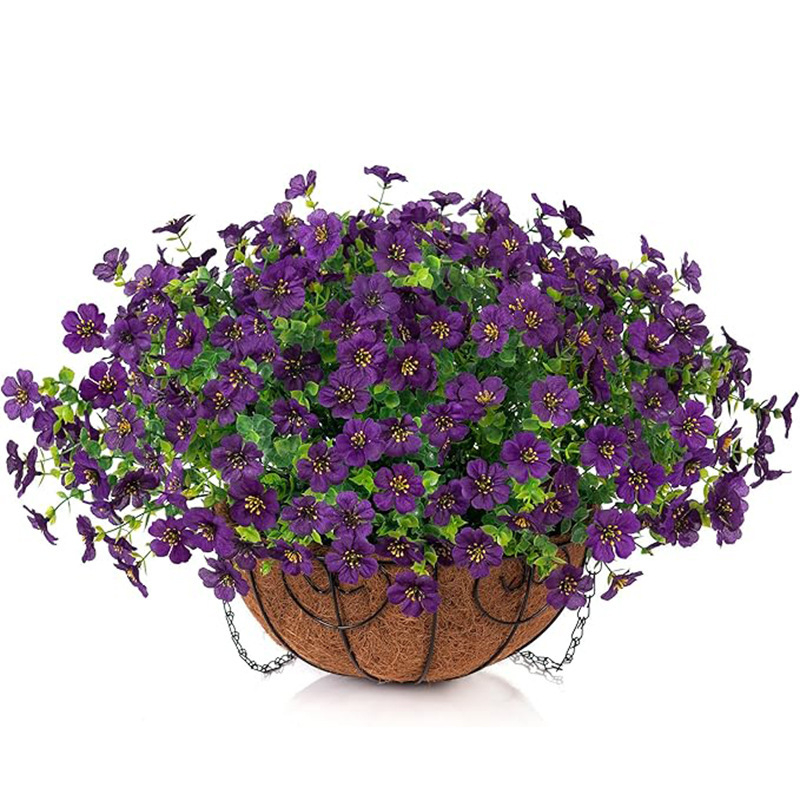 Amazon Transfrontalieră Flori Artificiale Art Cocos Palmier Agățat Coș Set Agățat Ghiveci Ușă Decorare Ghirlandă Nuntă Daisy Plante Verzi Amenajare a Peisagistică