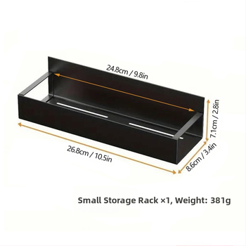 Pārrobežu ledusskapja sānu piekaramā magnētiskā absorbcijas uzglabāšanas kaste virtuves uzglabāšanas apdares uzglabāšanas caurumu dēļa magnētiskais sienas plaukts