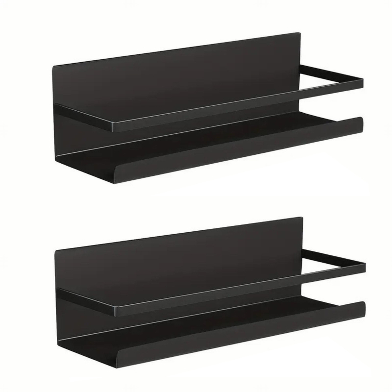 Pārrobežu ledusskapja sānu piekaramā magnētiskā absorbcijas uzglabāšanas kaste virtuves uzglabāšanas apdares uzglabāšanas caurumu dēļa magnētiskais sienas plaukts