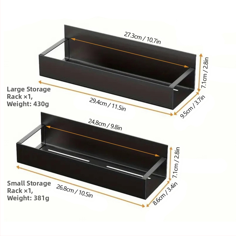 Pārrobežu ledusskapja sānu piekaramā magnētiskā absorbcijas uzglabāšanas kaste virtuves uzglabāšanas apdares uzglabāšanas caurumu dēļa magnētiskais sienas plaukts