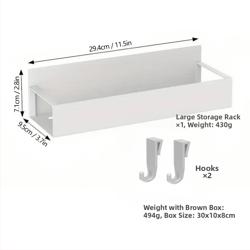 Pārrobežu ledusskapja sānu piekaramā magnētiskā absorbcijas uzglabāšanas kaste virtuves uzglabāšanas apdares uzglabāšanas caurumu dēļa magnētiskais sienas plaukts