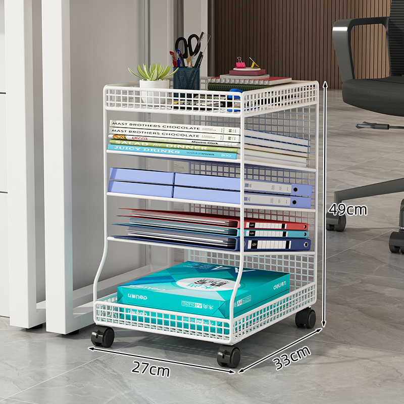 Zemgalda failu glabāšanas plaukts, uz grīdas novietojams, daudzslāņu, mobilais ratiņu failu skapis, slāņots glabāšanas plaukts, biroja darba stacija