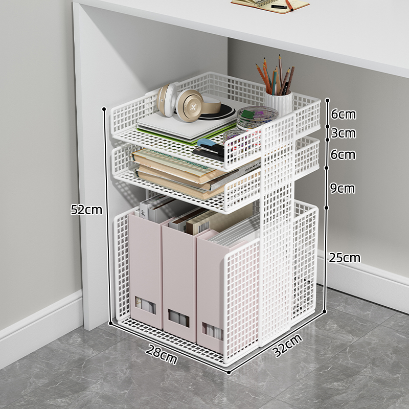 Zemgalda failu glabāšanas plaukts, uz grīdas novietojams, daudzslāņu, mobilais ratiņu failu skapis, slāņots glabāšanas plaukts, biroja darba stacija