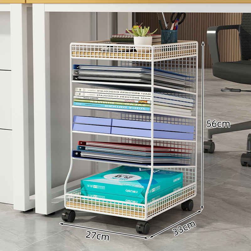 Zemgalda failu glabāšanas plaukts, uz grīdas novietojams, daudzslāņu, mobilais ratiņu failu skapis, slāņots glabāšanas plaukts, biroja darba stacija