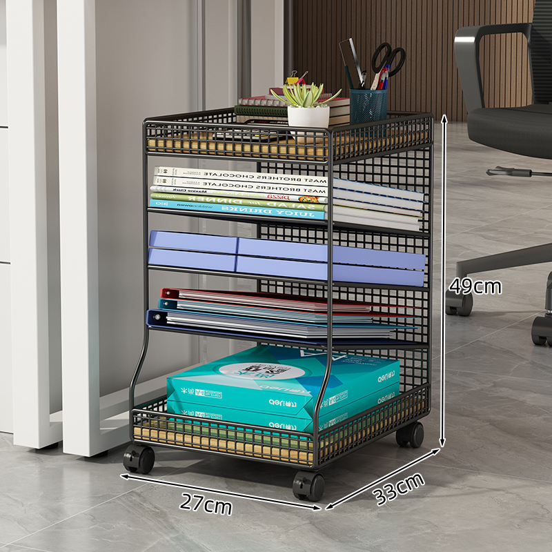 Zemgalda failu glabāšanas plaukts, uz grīdas novietojams, daudzslāņu, mobilais ratiņu failu skapis, slāņots glabāšanas plaukts, biroja darba stacija