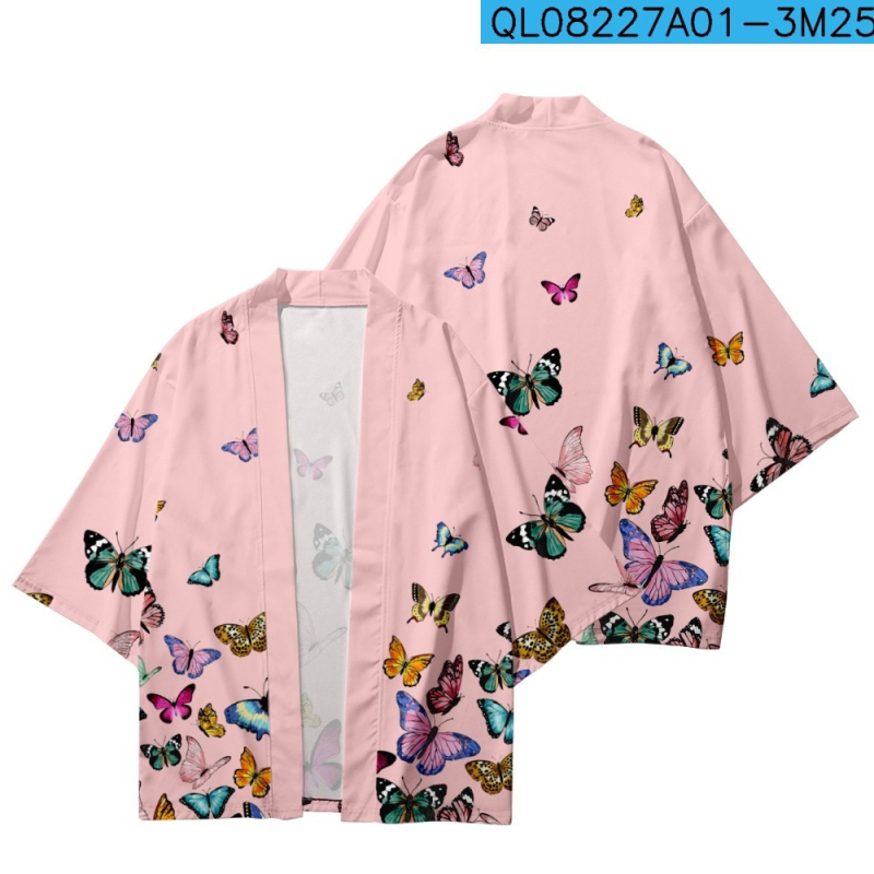 Hiina stiilis ukiyo-e Jaapani kimono keep sulgedest kootud rüü Prantsuse koduriiete 3D digitaaltrüki tehase otsemüük