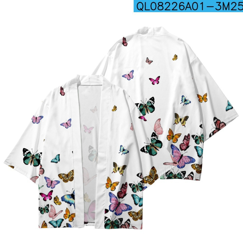 Hiina stiilis ukiyo-e Jaapani kimono keep sulgedest kootud rüü Prantsuse koduriiete 3D digitaaltrüki tehase otsemüük