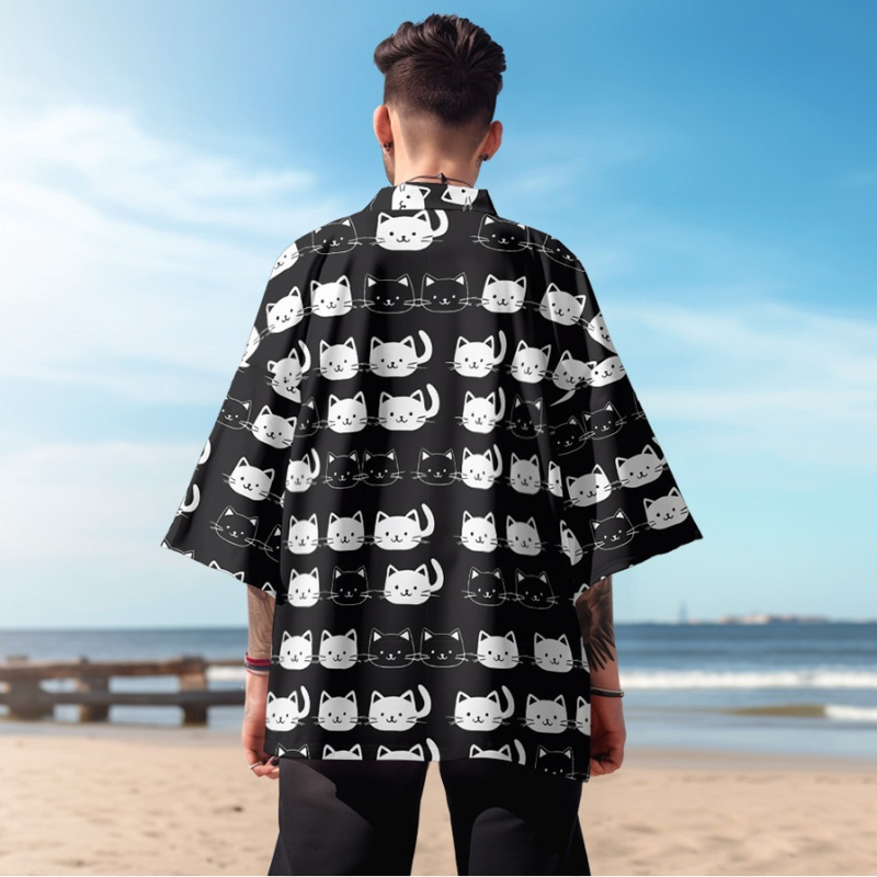 Hiina stiilis ukiyo-e Jaapani kimono keep sulgedest kootud rüü Prantsuse koduriiete 3D digitaaltrüki tehase otsemüük