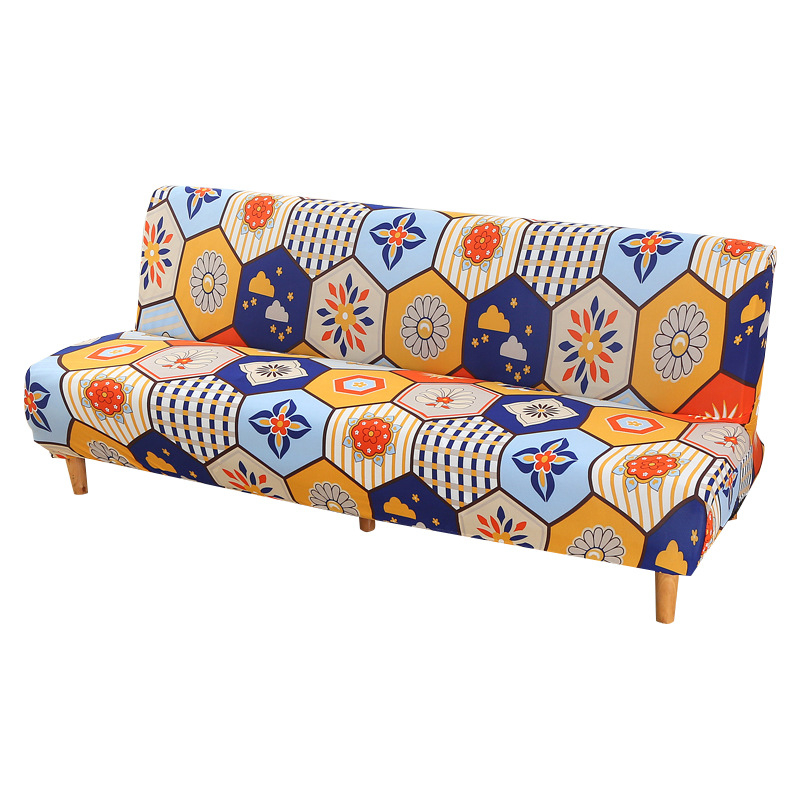 TEMU Калъф за сгъваем диван TEMU Amazon, прост, еластичен, без подлакътник, удебелен, прахоустойчив, all inclusive, на едро