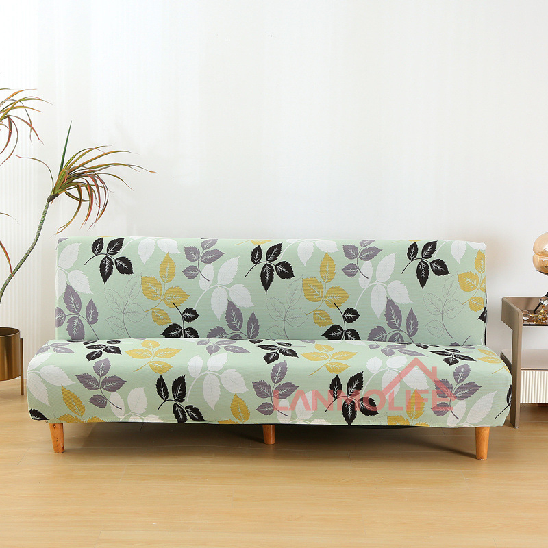 TEMU Калъф за сгъваем диван TEMU Amazon, прост, еластичен, без подлакътник, удебелен, прахоустойчив, all inclusive, на едро