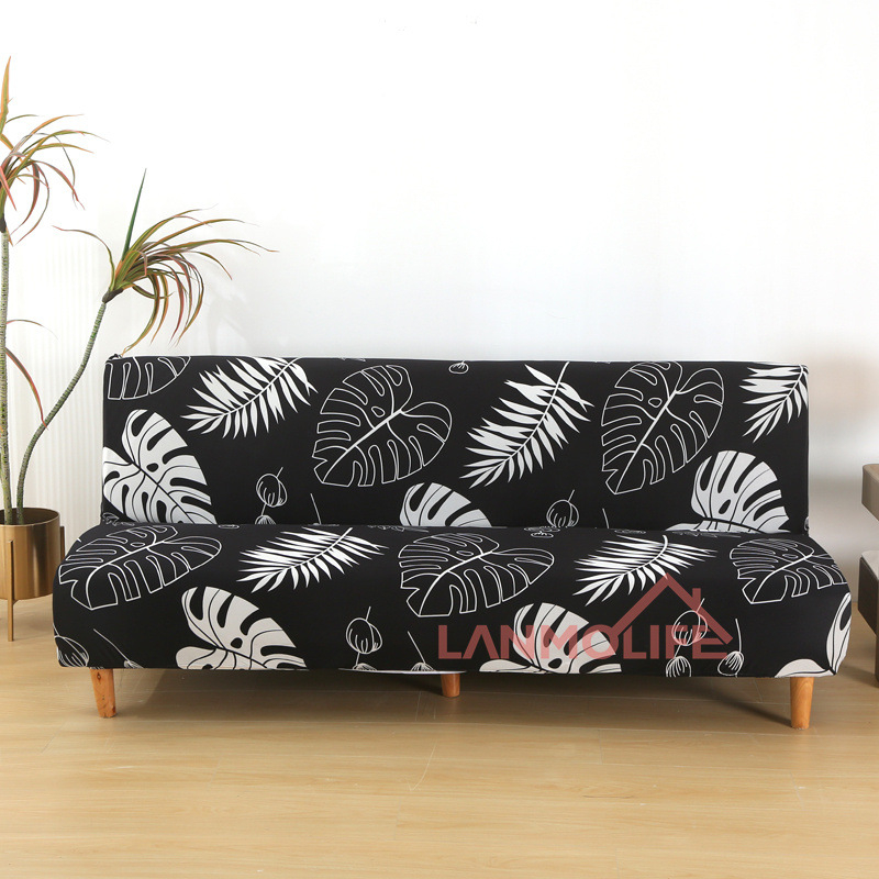TEMU Калъф за сгъваем диван TEMU Amazon, прост, еластичен, без подлакътник, удебелен, прахоустойчив, all inclusive, на едро