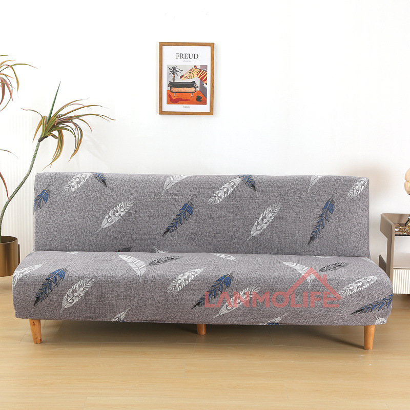TEMU Калъф за сгъваем диван TEMU Amazon, прост, еластичен, без подлакътник, удебелен, прахоустойчив, all inclusive, на едро
