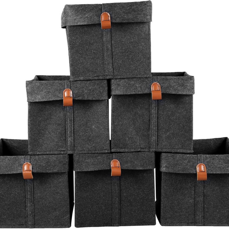 Amazon Gyermekjáték Tároló Kocka Filc Tárolódoboz 12 Literes Összecsukható Textil Tárolókosár