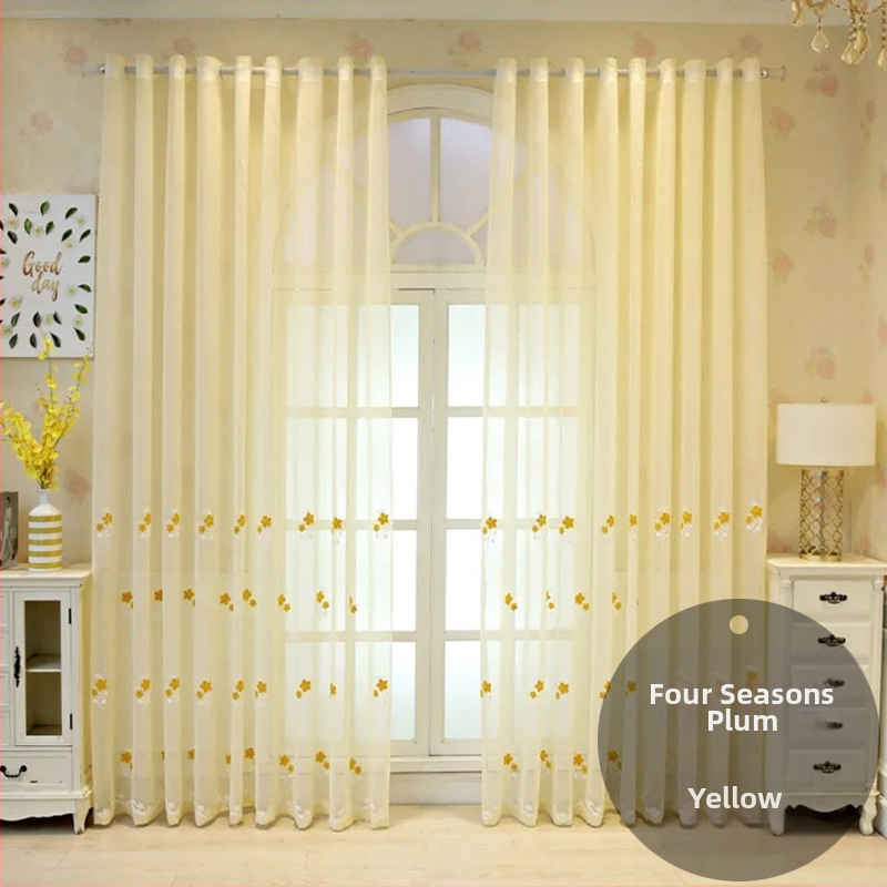 Nagykereskedelmi francia csipke ablakfüggöny otthoni nappali hálószoba félárnyékoló ablakfüggöny romantikus fehér csipke erkélyfüggöny