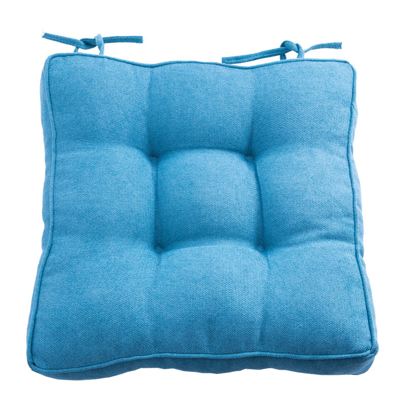 Vastagított párna székpárna irodai fenékpárna kanapépárna étkezőszék párna tiszta színű tatami export plüss párna