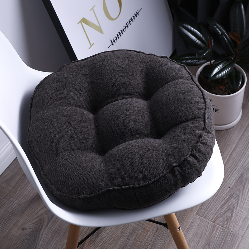 Vastagított párna székpárna irodai fenékpárna kanapépárna étkezőszék párna tiszta színű tatami export plüss párna