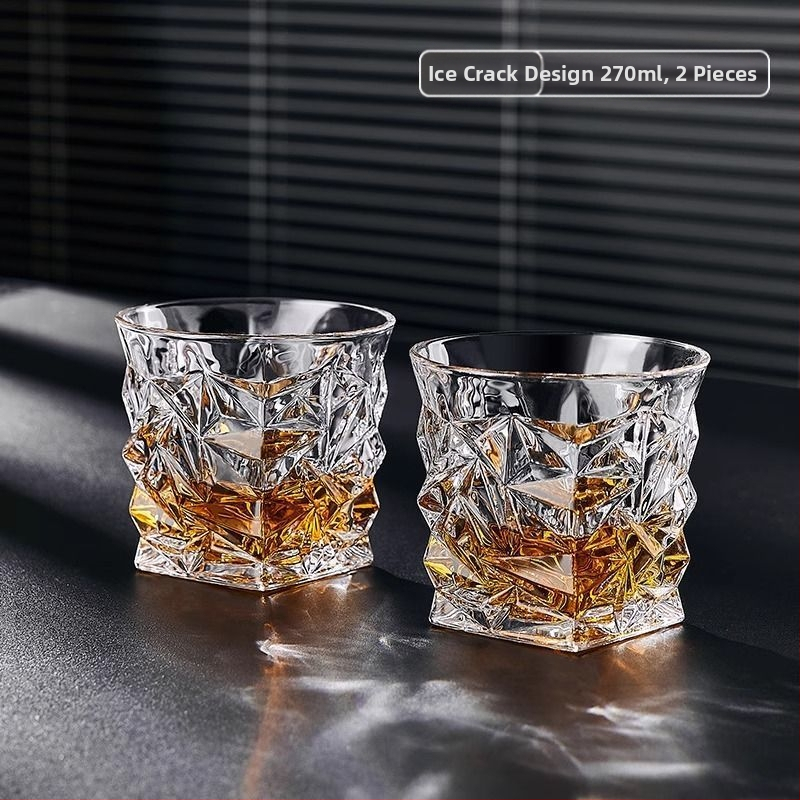 Viskiklaas majapidamiskristallklaas brändiveiniklaas loominguline õlleklaasi baarikomplekt