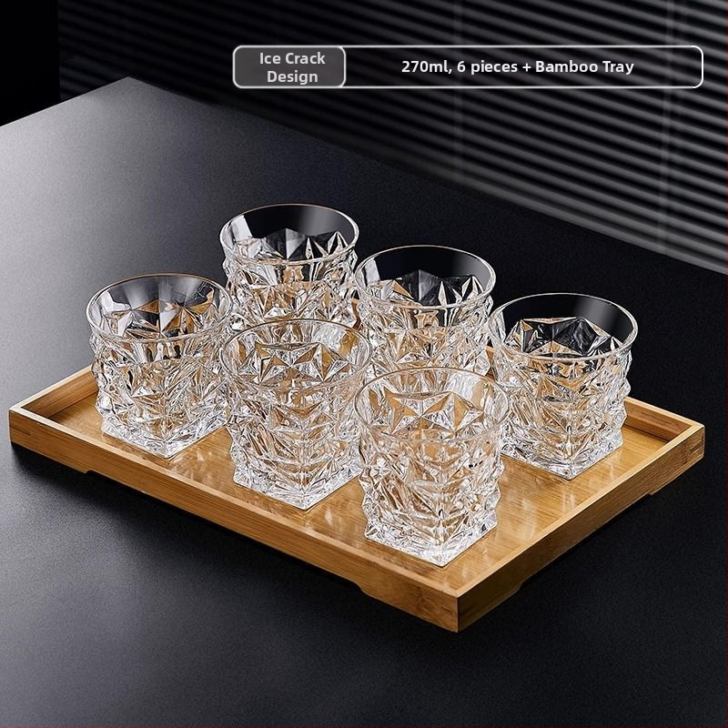 Viskiklaas majapidamiskristallklaas brändiveiniklaas loominguline õlleklaasi baarikomplekt