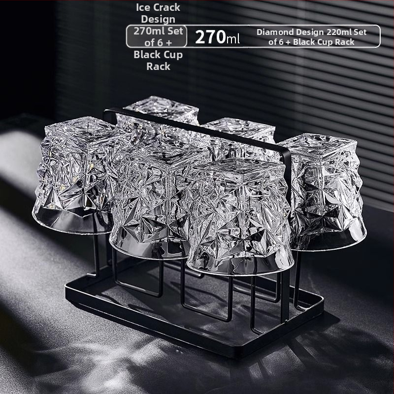 Viskiklaas majapidamiskristallklaas brändiveiniklaas loominguline õlleklaasi baarikomplekt