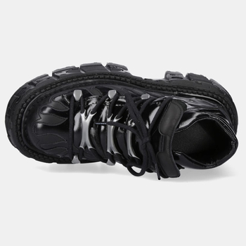 Δερμάτινα παπούτσια Rock από δέρμα αγελάδας, σκούρα ισπανικά παπούτσια πλατφόρμας, πανκ δερμάτινα παπούτσια για άνδρες και γυναίκες, ίδιου στυλ, μεταλλικά ψηλοτάκουνα παπούτσια για μπαμπά με χοντρή σόλα