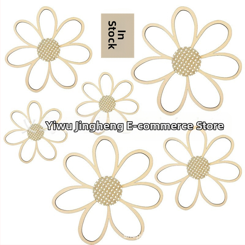 Amazon szoba, parasztház, fürdőszoba dekoráció, fa függő falikép, virágtábla, százszorszép virág, függő plakett, családi tábla