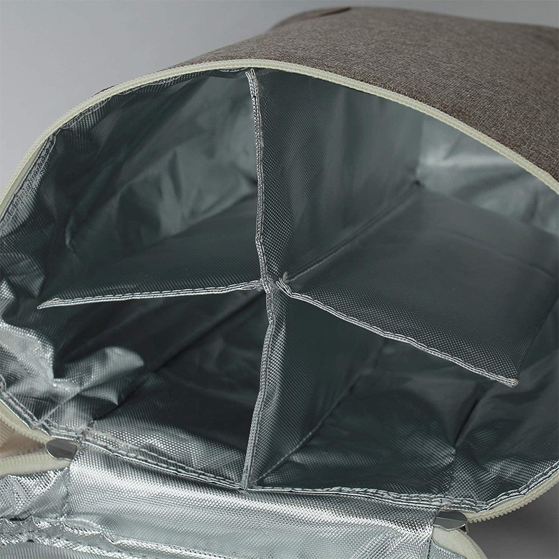 Väliskaubanduse eksport katioonse veekindla Oxfordi riidest isolatsioonikott nelja pudeli kõrgekvaliteedilise külma veini kinkekotiga