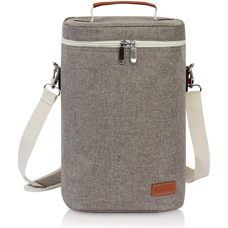 Väliskaubanduse eksport katioonse veekindla Oxfordi riidest isolatsioonikott nelja pudeli kõrgekvaliteedilise külma veini kinkekotiga