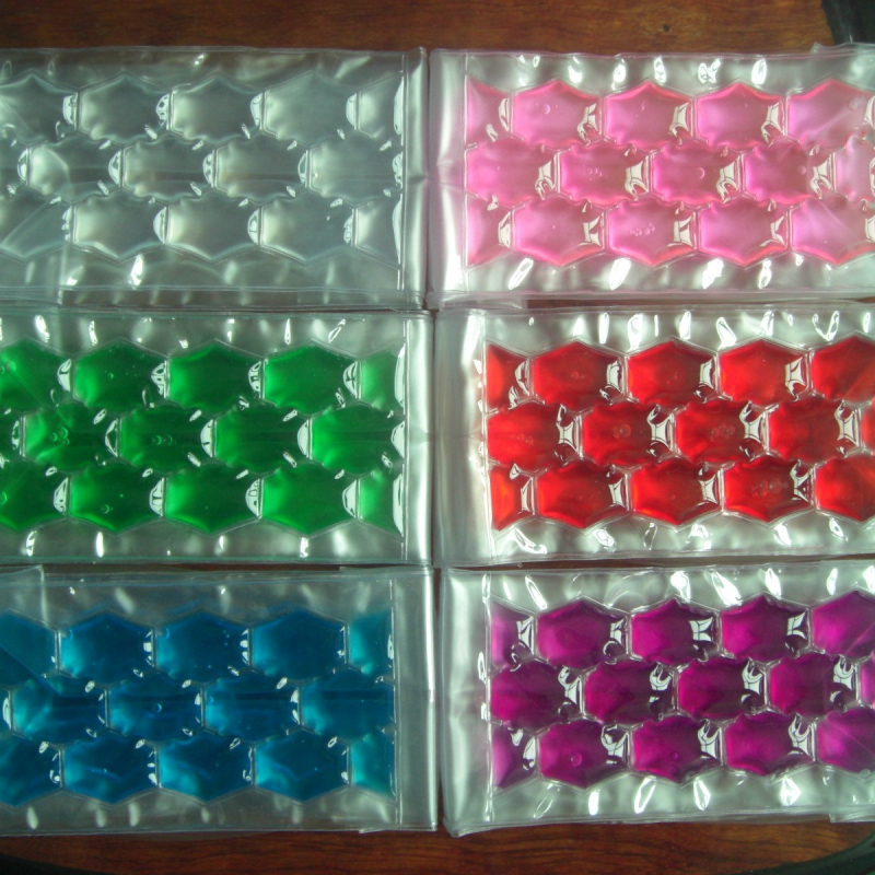 PVC veiniümbris ühe pika pudeli jaoks, kaasaskantav, mitmevärviline, kiirkülmutav, õli-vee geeli helmestega õlle-, punase veini- ja kahepoolne jääveinikott