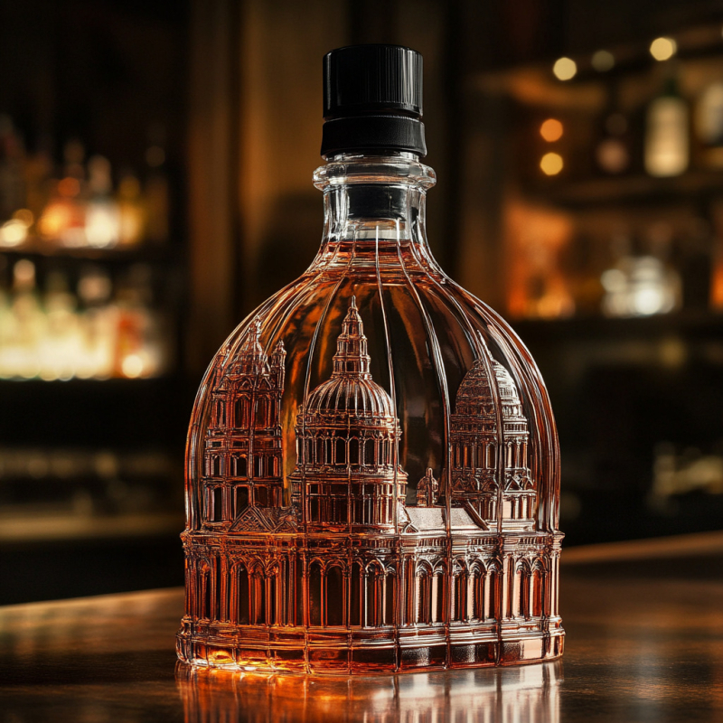 Whisky dekantáló, Boros dekantáló, Állat alakú borosüveg, Átlátszó borkészlet, Oroszlán dekantáló