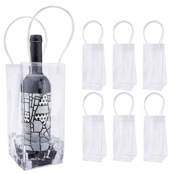 Gamykloje reklamuojamas plastikinis permatomas dovanų maišelis su sagomis, PVC permatomas minkštas plastikinis dovanų maišelis