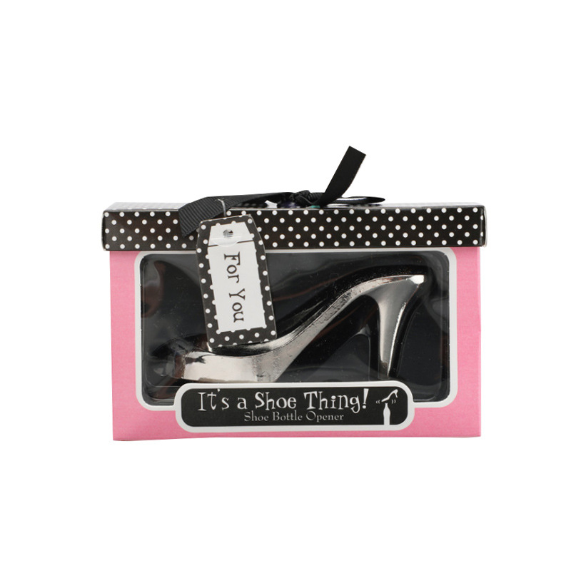 Határokon átnyúló kreatív magas sarkú cipős üvegnyitó esküvői ünnepi parti parti kis ajándék sörös üvegnyitó műtárgynyitó