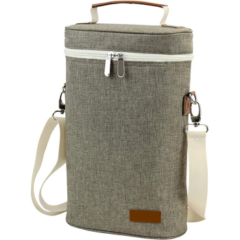 2 pudelit isoleeritud veinikott veinikott käekott jahutuskott õlarihma ja pudeliavajaga õuepikniku veinikott