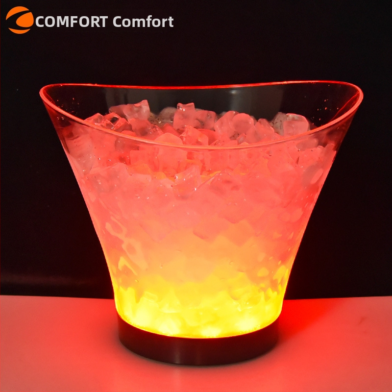 Нова кофа за лед с LED кофа за лед, висок клас кофа за шампанско, комплект за вино, парти държач за вино, разнообразие от светлини по избор, директни продажби от фабриката
