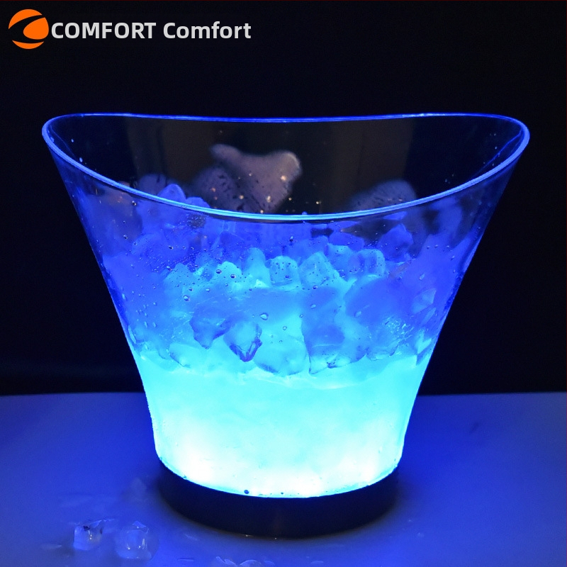 Нова кофа за лед с LED кофа за лед, висок клас кофа за шампанско, комплект за вино, парти държач за вино, разнообразие от светлини по избор, директни продажби от фабриката