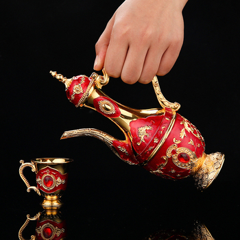 Kreatív divat arab közel-keleti boroskészlet öltöny vintage esküvői fehérboros pohár régi borospohár pirítós csésze készlet dekoráció