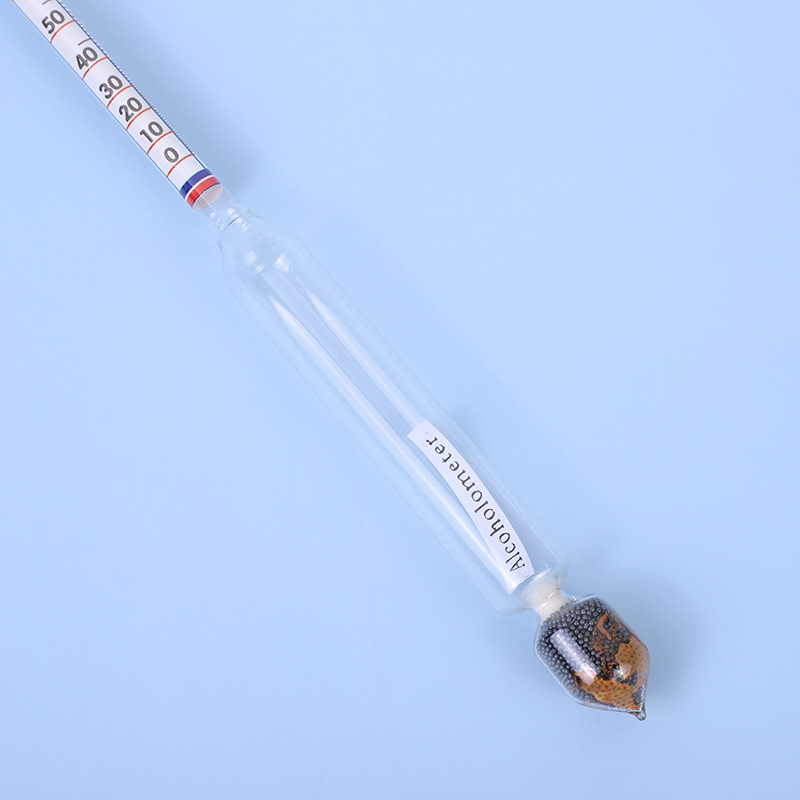 Alkoholio tankio matuoklis alkoholio koncentracijos matuoklis Alkoholio hidrometras alkoholio matuoklis alkoholio matuoklis 0-100 tikslumas 1 laipsnis