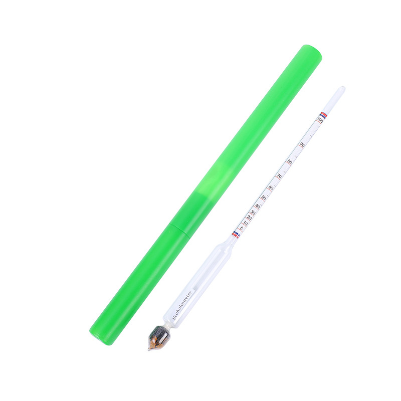 Alkoholio tankio matuoklis alkoholio koncentracijos matuoklis Alkoholio hidrometras alkoholio matuoklis alkoholio matuoklis 0-100 tikslumas 1 laipsnis