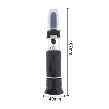 Ръчен рефрактометър, рефрактометър за захар, оптичен рефрактометър за соленост на морска вода, рефрактометър за мед, измервател на алкохол и алкохол