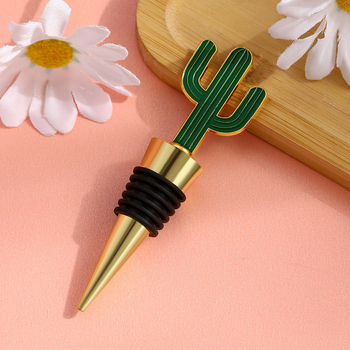 Piiriülene kuummüük kaktusepunase veini toidukvaliteediga veini säilitamiseks suletud veinipudeli korgiga pulmapühade peotarbed