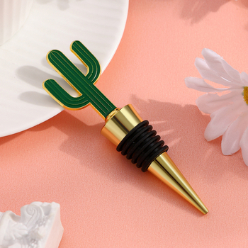 Piiriülene kuummüük kaktusepunase veini toidukvaliteediga veini säilitamiseks suletud veinipudeli korgiga pulmapühade peotarbed