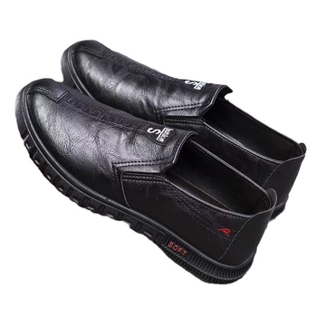 Új férfi üzleti alkalmi cipők koreai divatos bőr cipők férfi puha talpú autós cipők bebújós lapos sarkú apacipők