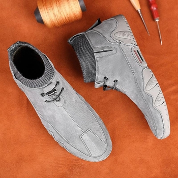 6258 κάλτσες με ψηλό τελείωμα, πρώτη στρώση από δέρμα χοίρου, χταπόδι 38-44