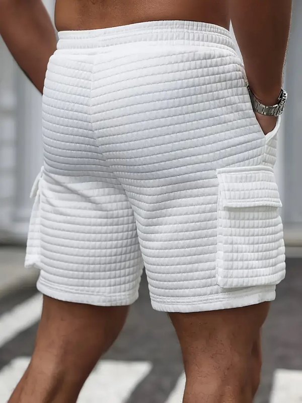 Pantaloni scurți cargo pantaloni retro japonezi stil original american Hong Kong coreean pantaloni scurți la modă pentru bărbați până la genunchi pantaloni scurți studenți