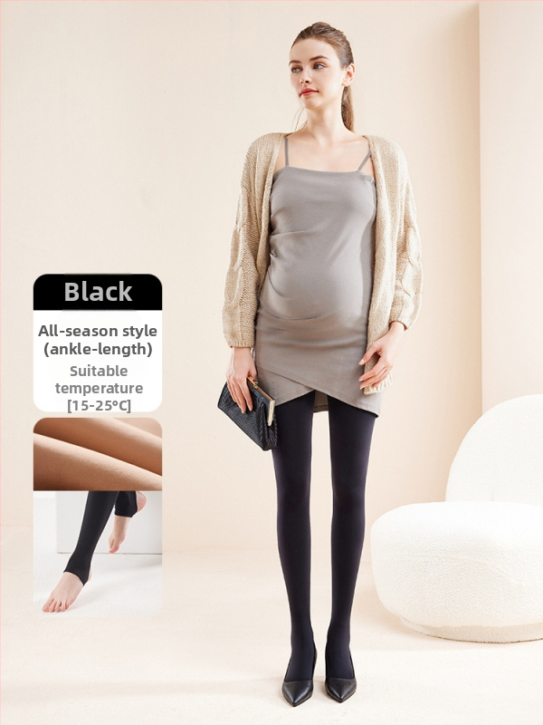 Chunyi kismama csípőtámaszos és fenékemelést segítő, meleg leggings, polár béléssel és vastagított, bőrszínű harisnyanadrág