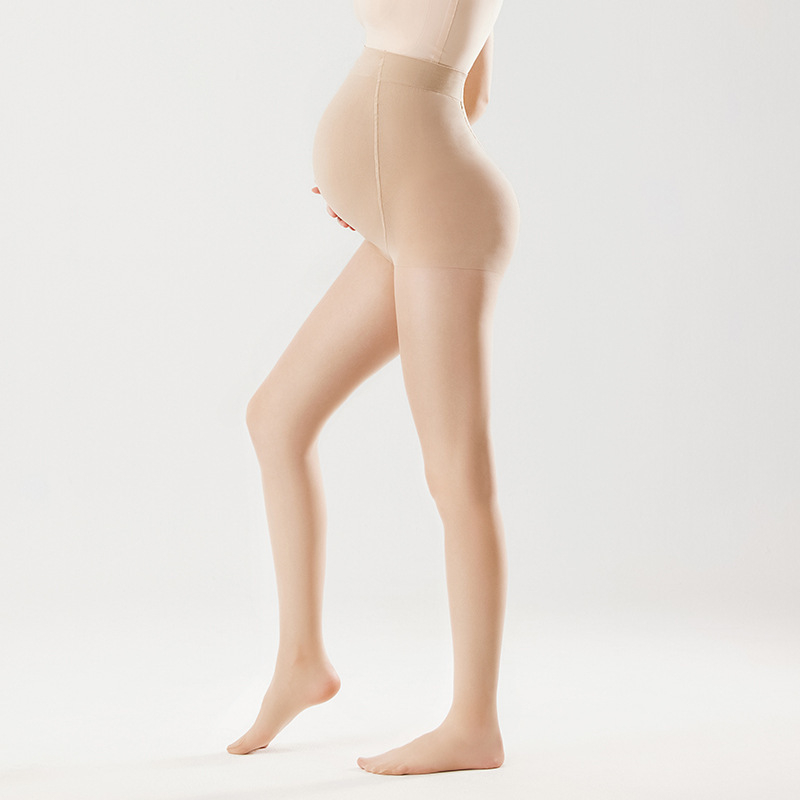 Chunyi kismama csípőtámaszos és fenékemelést segítő, meleg leggings, polár béléssel és vastagított, bőrszínű harisnyanadrág