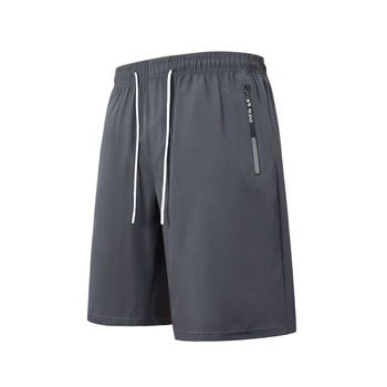 Δημοφιλή αθλητικά σορτς από μετάξι Ice για άνδρες το καλοκαίρι, λεπτά, άνετα παντελόνια πέντε σημείων που στεγνώνουν γρήγορα, χαλαρά, ελαστικά παντελόνια παραλίας για άνδρες