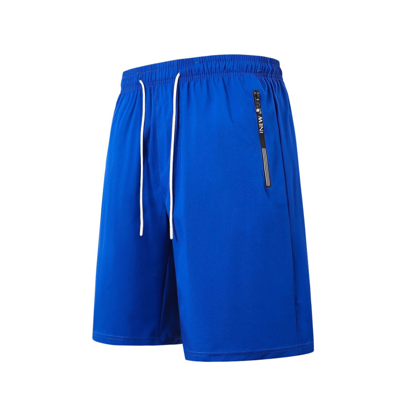 Pantaloni scurți sport din mătase de gheață populari transfrontalieri pentru bărbați, pantaloni subțiri de vară, cu uscare rapidă, casual, cu cinci puncte, pantaloni de plajă elastici lejeri pentru bărbați