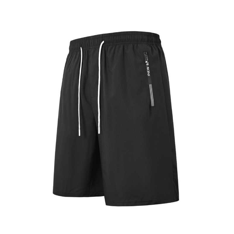 Pantaloni scurți sport din mătase de gheață populari transfrontalieri pentru bărbați, pantaloni subțiri de vară, cu uscare rapidă, casual, cu cinci puncte, pantaloni de plajă elastici lejeri pentru bărbați