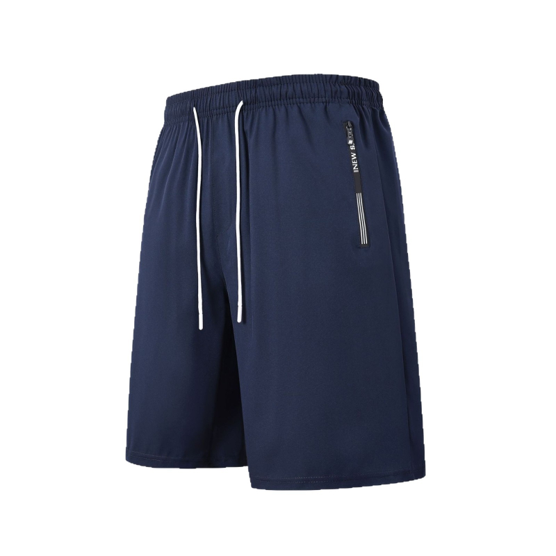 Pantaloni scurți sport din mătase de gheață populari transfrontalieri pentru bărbați, pantaloni subțiri de vară, cu uscare rapidă, casual, cu cinci puncte, pantaloni de plajă elastici lejeri pentru bărbați